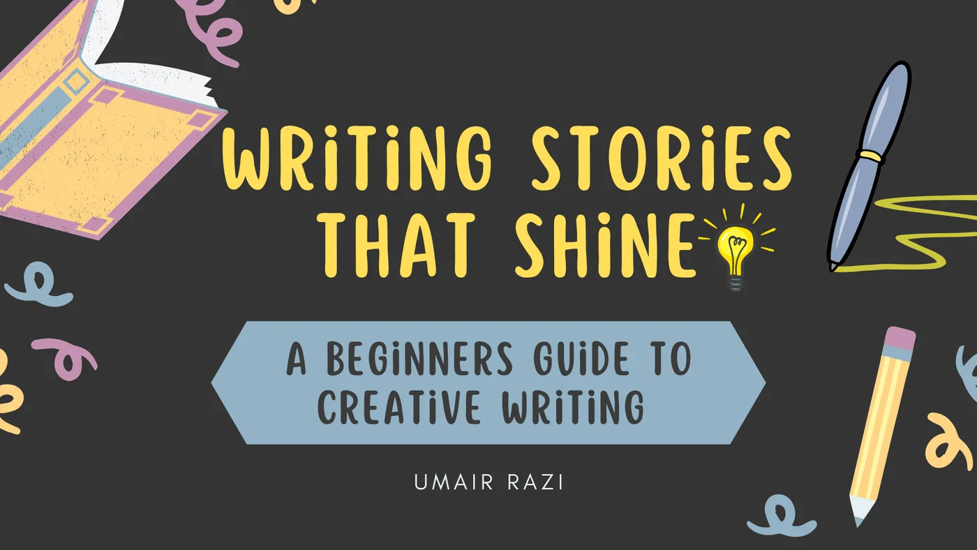 Creative writing workshop slide about story ideas